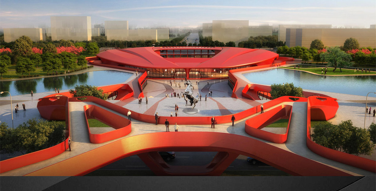 法拉利中国展览馆BIM项目